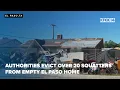 Authorities evict over 20 squatters from empty El Paso home