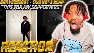 YB GETTING MARRIED! | NBA YoungBoy - This Not a Song “This For My Supporters” (REACTION!!!)