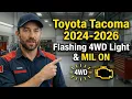 Toyota Tacoma 2024-2026 Flashing 4WD Light MIL ON DTC P277111 P178462 P17AC62 Fix