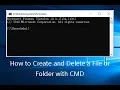 Windows Command Line Tutorial 4 Creating and Removing Directories latest