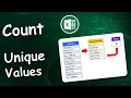 How to Count Unique or Distinct Values in Microsoft Excel