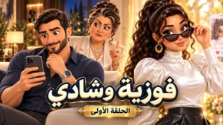 فوزية وشادي   الحلقة الأولى  أم ه حذ رته  زاد فضوله     دندنها