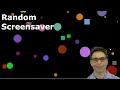 Random Screensaver Animating Shapes PyAngelo