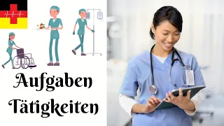 Download 44 Aufgaben und Tätigkeiten der Pflegekraft 🇩🇪👩‍⚕️ (Liste) - Online Deutsch lernen für die Pflege MP3