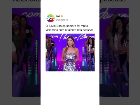 Silvio era um gênio na arte de encontrar artistas! 🤩#SBT