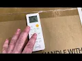 How to switch mini split remote to Fahrenheit