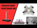 TVC model rocket launch pad showcase