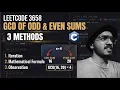 LeetCode 3658 GCD of Odd and Even Sums 3 Methods Easy Math Trick Explained