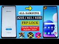 Samsung A21s A10s A11 FRP Bypass 2024 New All Samsung FRP Bypass Without PC And Software Tool