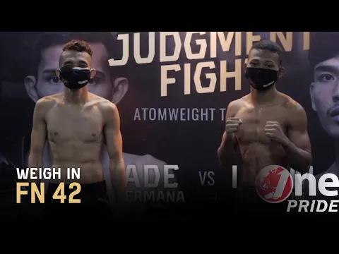 Strawweight: Edowar Firnanda VS Rio Tirto - Saling Beberkan Persiapan | Weigh In One Pride MMA FN 42