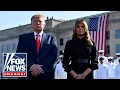 Download Lagu Trump participates in a September 11th event at the Pentagon