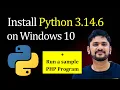How to install Python 3 14 6 on Windows 10