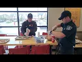 CANADIAN FIREFIGHTERS REVEAL HIDDEN TALENTS TO SURPRISED DONUT SHOP PATRONS