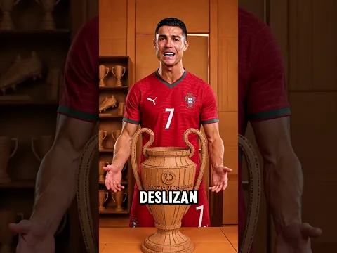 ¡Haaland está CELOSO de Ronaldo y rompe sus trofeos😱🏆!  #haaland #cr7 #futbol