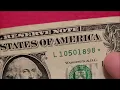 Bill Search Error Fancy Serial Number Dollar Bill