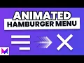Animated Hamburger Menu with React and Framer Motion
