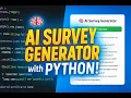 Build an AI Survey Generator in Python with OpenAI API Flask JavaScript Full Project