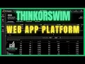 Schwab s ThinkorSwim Web Platform Overview