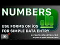 Numbers Forms The Fiddly-Free Way to Enter Data on iPhone iPad