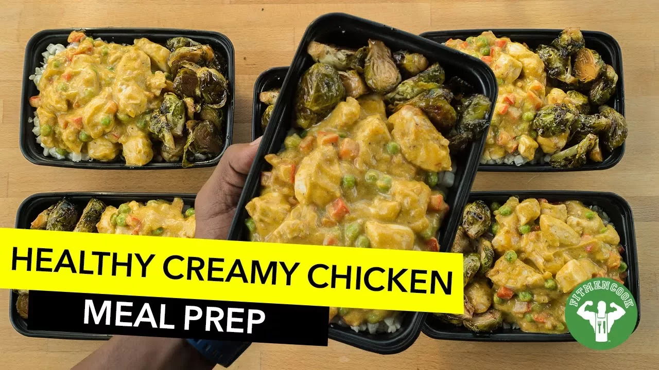 Meal Prep - Creamy Butternut Chicken & Rice / Arroz con Pollo con Calabaza