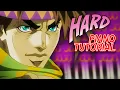 Joseph Joestar's Theme (from JoJo's Bizarre Adventure) - Piano Tutorial - Piano Tutorial