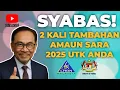 Download Lagu SAHIH, SYABAS.. ADA 2 KALI LAGI PENAMBAHAN AMAUN SARA 2025!