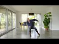 Never Comin Down Chair Dance Line Dancing Tutorial and Demo