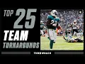 Top 25 Team Turnarounds in NFL History
