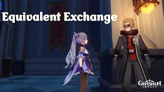 how to trigger equivalent exchange quest genshin impact gameplay