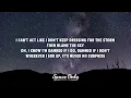 Teddy Swims - Mr. Know It All (Lyrics)