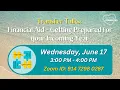 Financial Aid Getting Prepared for your Incoming Year -