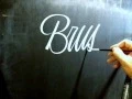Hand lettering by John King Brush Up