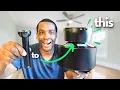 How To Install FLUSH MOUNT from DOWNROD Ceiling Fan Harbor Breeze REIDSPORT 5497055