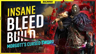 Elden Ring - The Best INSANE Bleed Build with Morgott s Cursed Sword