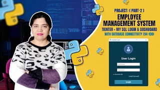 Part - Create Python Tkinter Login Dashboard with MySQL Integration Crack IT With Anu