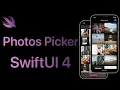 Photo Gallery App using PhotosUI API PhotosPicker SwiftUI 4