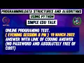 Programming Data Structures And Algorithms Using Python 19 March Evening Session NPTEL