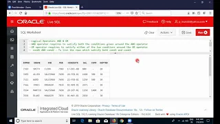 SQL Logical Operators - AND operator in SQL