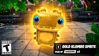 The GOLD KLOMBO SPRITE Challenge In Fortnite