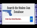 Free Stolen Firearm Search Information GUNS