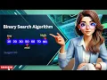 Binary Search Algorithm in Python Step-by-Step Explanation for Beginners DSA Telugu