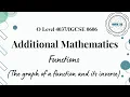 Graph of a function and its inverse Functions Additional Mathematics Samathics
