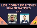 CodeWars Kata - List Count Positives Sum Negatives