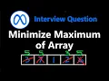 Minimize Maximum of Array - Leetcode 2439