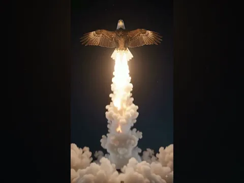 When your patriotic spirit reaches astronomical levels! 🦅🚀