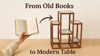 Don’t Throw Away Old Books! Transform Them Into This Beautiful Shelf