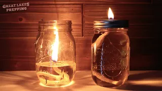 Download DIY Mason Jar Oil Lamps (Making lantern and candle with cooking oil) MP3