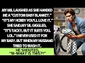 Download Lagu My MIL gave us a custom baby blanket — my husband screamed when he washed it.