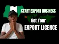 Getting Your Export License In Nigeria 2026 Updated Process