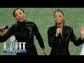 Chloe x Halle Sing America the Beautiful Super Bowl LIII NFL Pregame